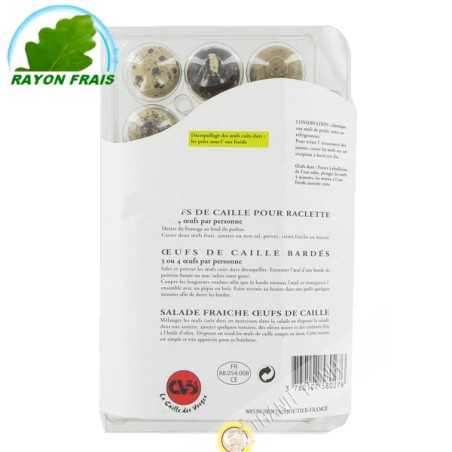 Quail eggs fresh 18pcs France - FRESH