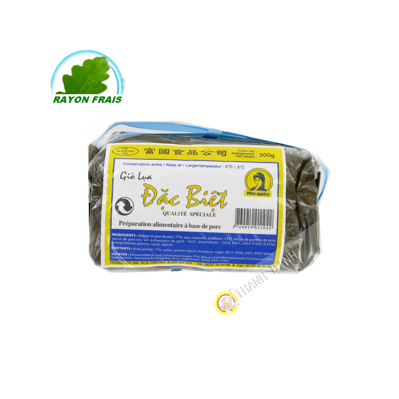Pâte porc dac biet PHU QUOC 500g France - FRAIS Pâte porc dac biet PHU QUOC 500g France - FRAIS