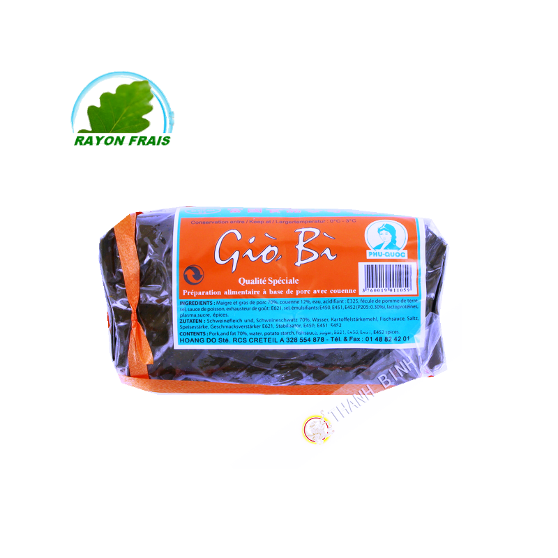 Pâte porc avec couenne PHU QUOC 500g France - FRAIS Pâte porc avec couenne PHU QUOC 500g France - FRAIS