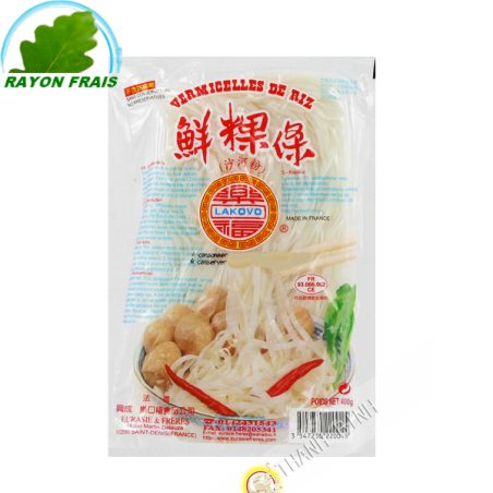 Vermicelli Pho costi 1-3-5-10mm EURASIE FRERE 400g Francia