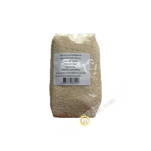 Gạo nếp thơm Sanpathong RỒNG VÀNG 1kg Thái Lan