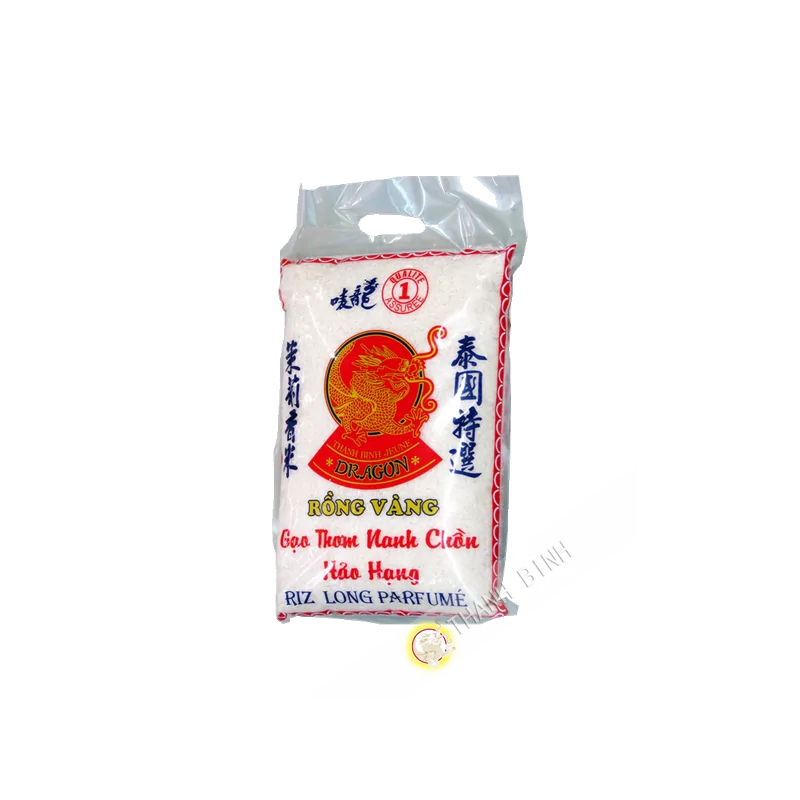 Rice fragrant long DRAGON GOLD 5kg Thailand