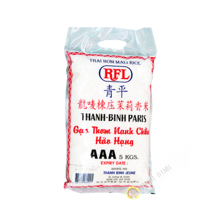 Gạo thơm nanh chồn hảo hạng RỒNG VÀNG 5kg Thái Lan