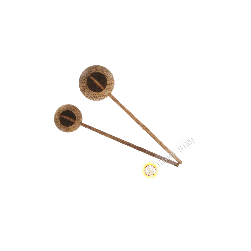 Cuillère à sauce en bois 4,5cm ou 7cmx23cm Vietnam