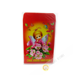 Enveloppe rouge 10pcs PM 6,5x10cm Vietnam