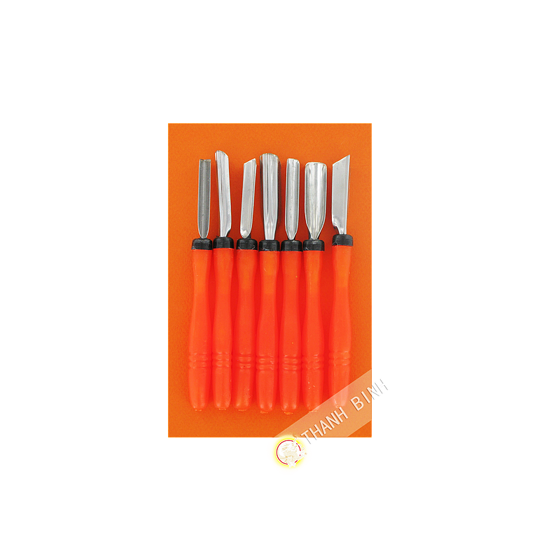Kochgeschirr-Kit 7 werkzeuge für dekor früchte 14,5 cm Vietnam Kochgeschirr-Kit 7 werkzeuge für dekor früchte 14,5 cm Vietnam