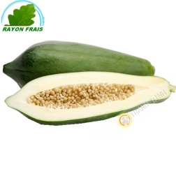Papaye verte Thailande (pièce)- FRAIS - Env. 600g