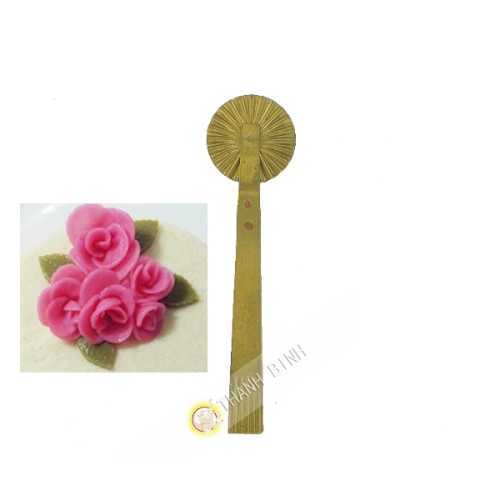 Ustensile pour décor gâteau rose 3x11,5cm Vietnam