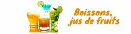 Boissons, jus de fruits