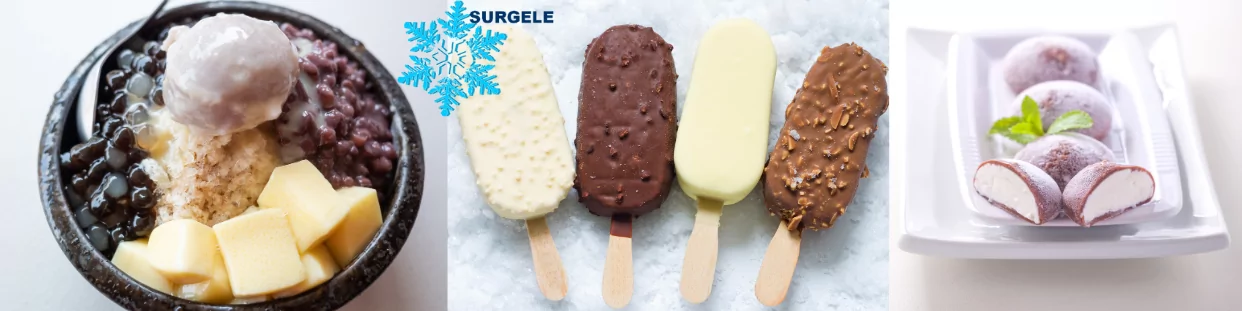 Dolci, asiatico, esotico, congelati