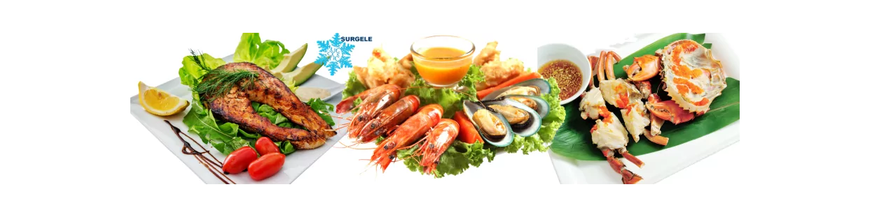 Frozen fish & shellfish exotic Asian