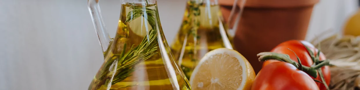 Olio aceto asiatico, esotico