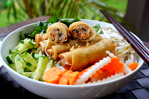 recette, cuisine asiatique, vietnamien, nem, bun nem, blog 